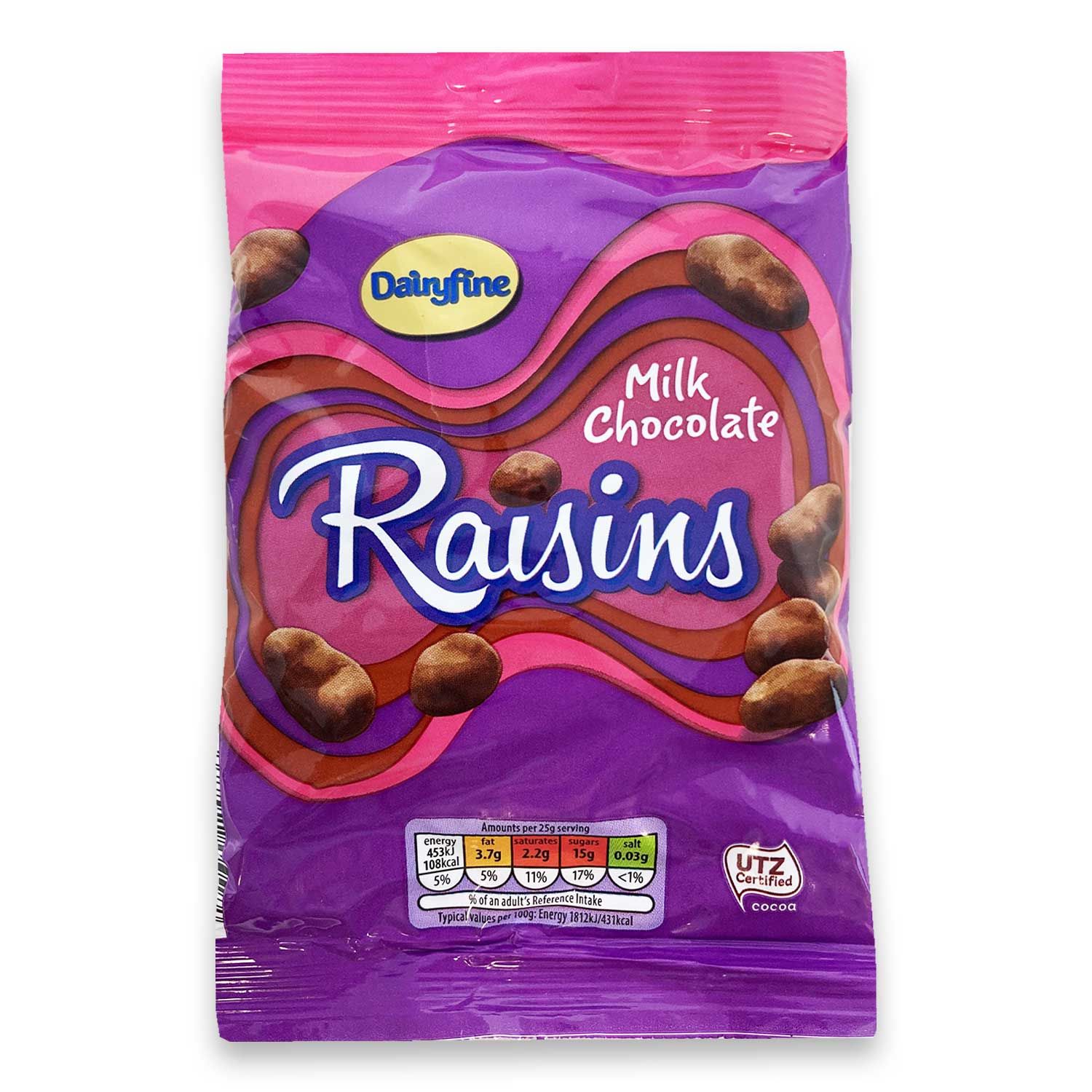 Milk Chocolate Raisins 180g Dairyfine